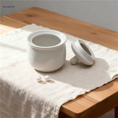 White Porcelain Pepper Shaker